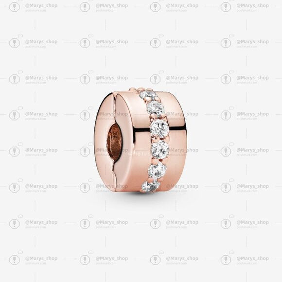 Pandora Sparkling Row Spacer Charm - Picture 1 of 5